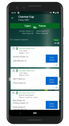 Str8 Sets App Screenshot (Android, Competition Match)